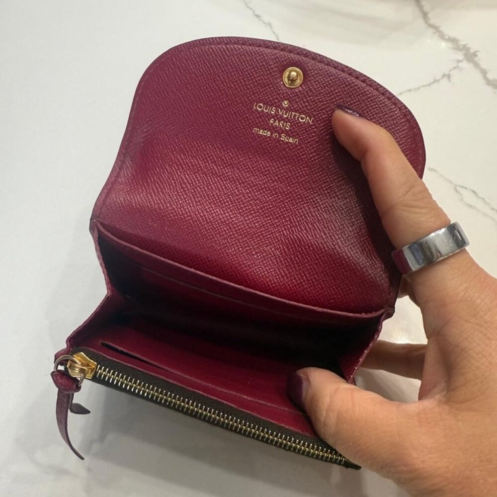 Louis Vuitton Rosalie Coin Purse. - Picture 4 of 9